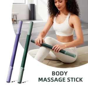 Yoga Stick For Stretching Relaxation Tool Roller Hunchback Corrector Open Back Standing Training Stick for Fitness Accessories
