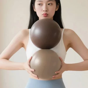 20cm Pvc Yoga Ball Exercise Ball Custom Logo Barre Core Training Gym Fitness Small Yoga Pilates Ball Workout Accessory