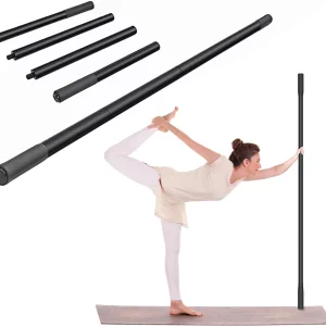 Yoga Stick Adjustable Mobility Stick for Exercise Stretching Balance Versatile Exercise Stick for Fitness Rehabilitation