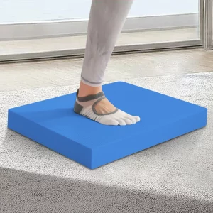 Yoga Balance Pad Thickened Exercise Balance Pad Fitness Balancing Pad Foam Cushion Mat for Yoga Pilates Stretching